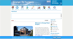 Desktop Screenshot of grangeroadsurgery.co.uk